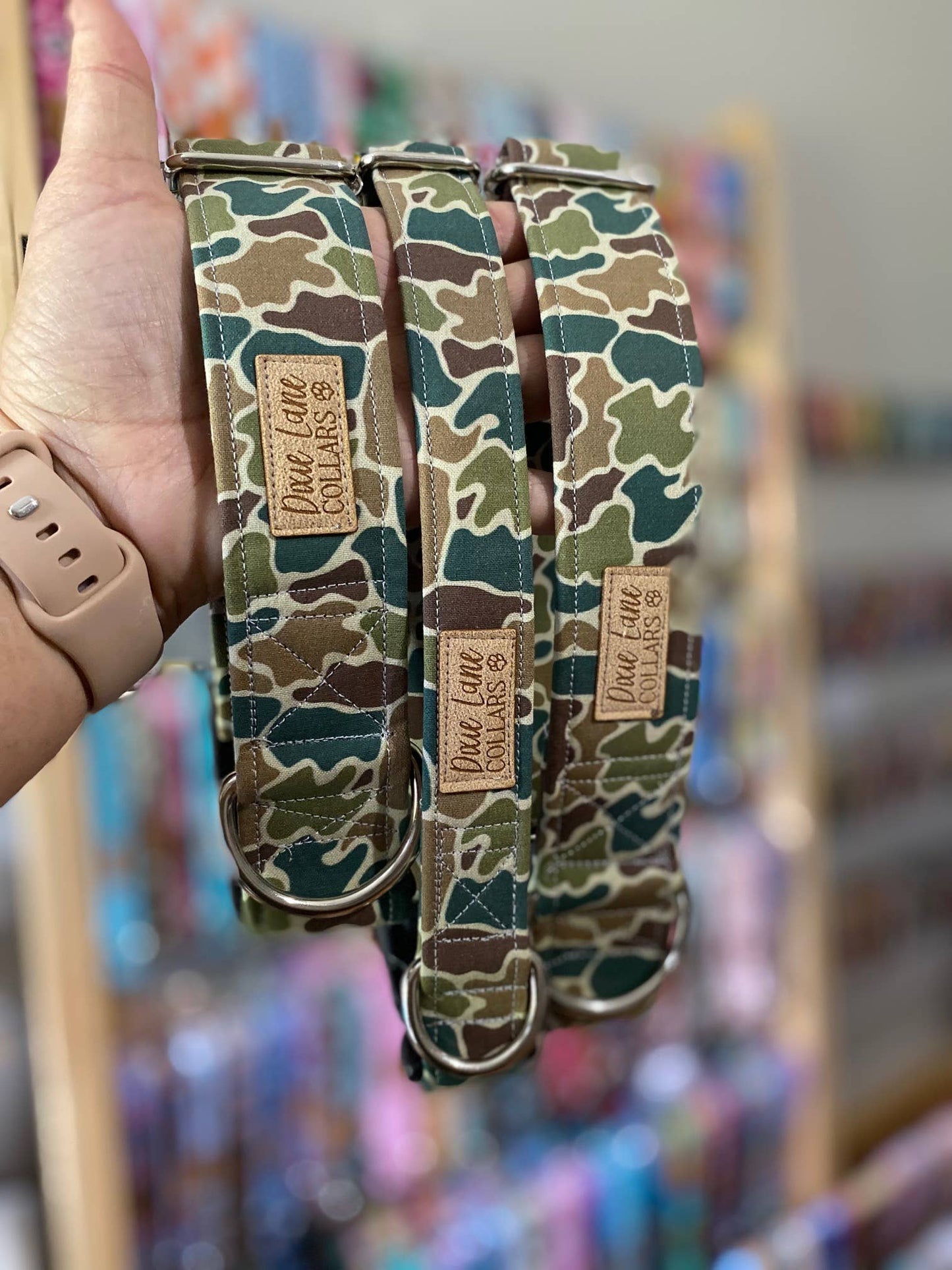 Camo Marsh Dog Collar, Duck Camo, Camouflage