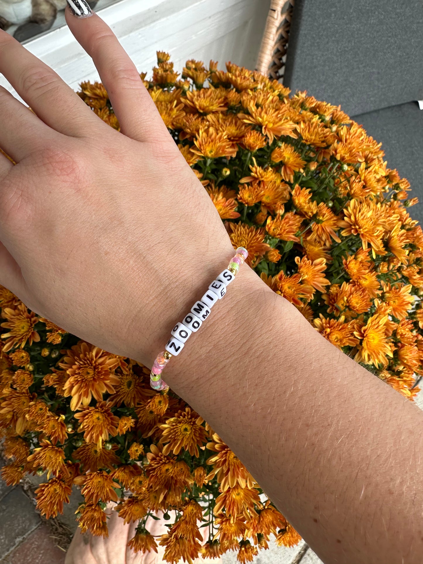 Zoomies Word Bracelet
