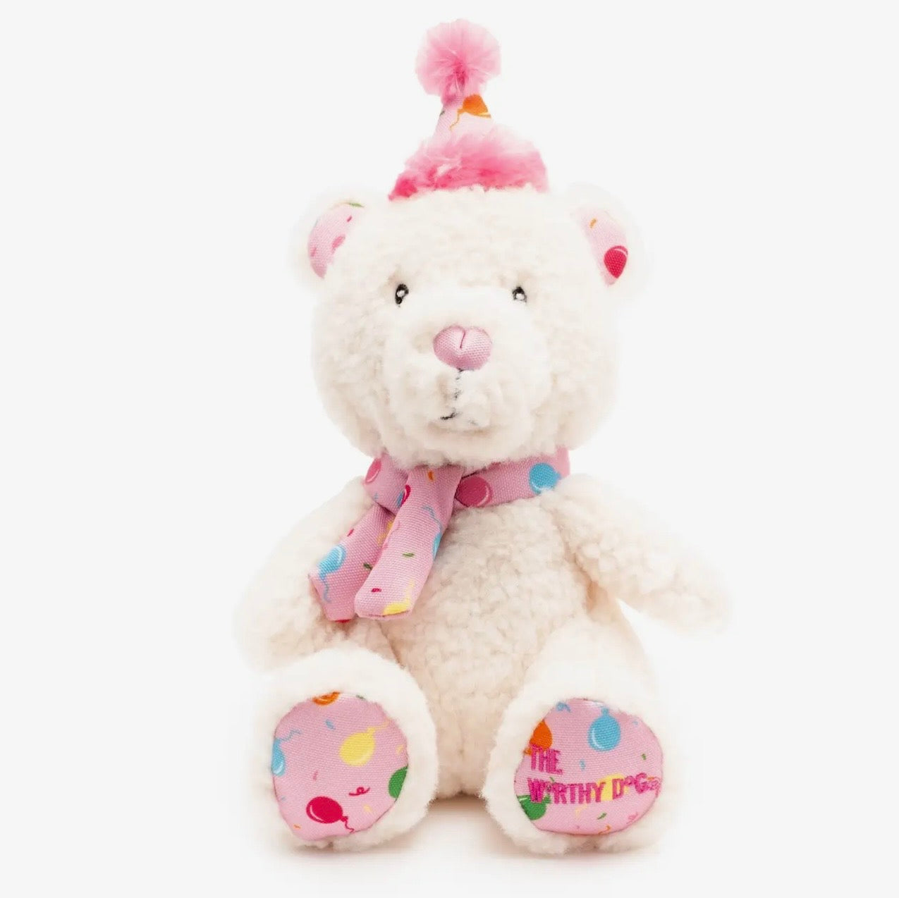 Birthday Bear Dog Toy