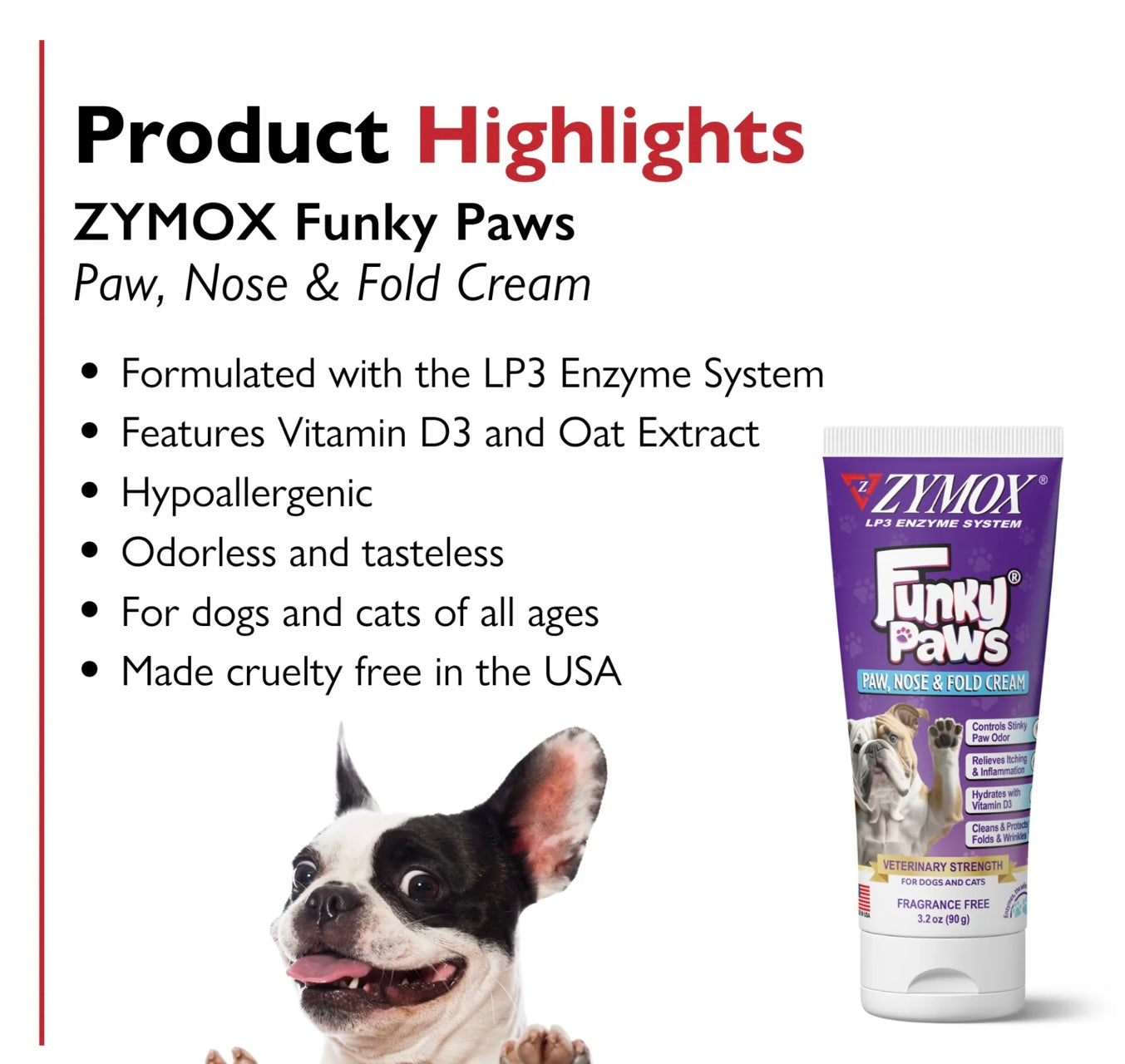 Zymox Funky Paws (Paw, Nose, and Fold Cream)