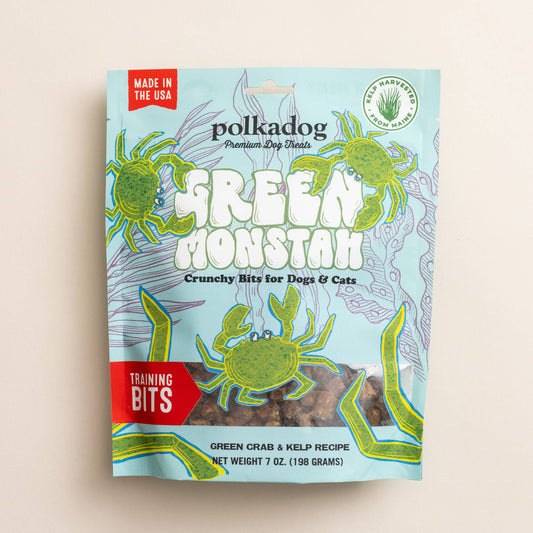 Green Monstah Training Bits - 7oz - Dog & Cat Treats