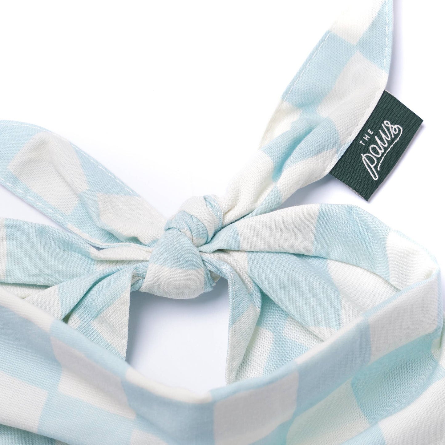 Blue Checker Dog Bandana