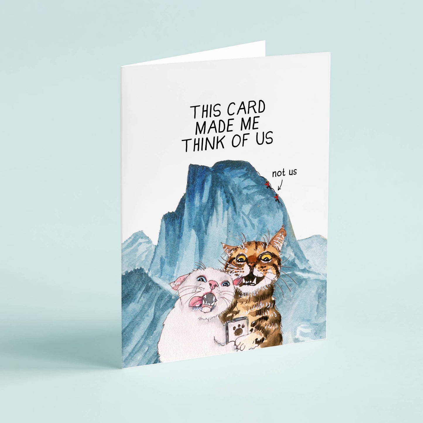 Cats Couple Adventure Funny Anniversary Card