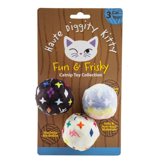 Kitty Vuiton Balls Organic Catnip Toys