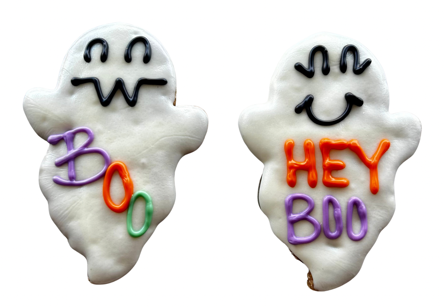 BOO Ghosts Halloween dog treats