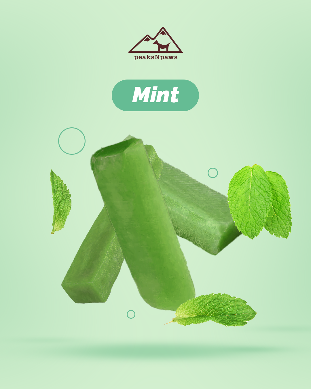 Mint Yak Milk Chews - Large Sized