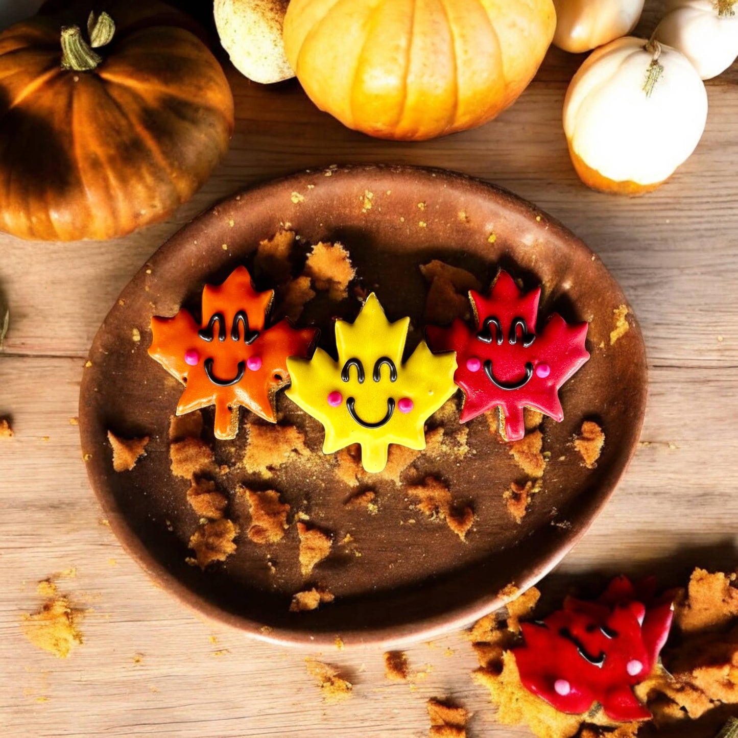 Fun Fall Foliage dog treats 