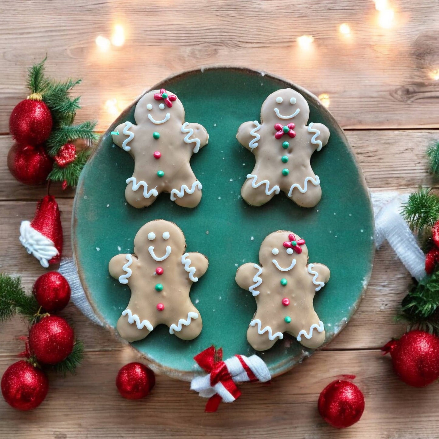 Gingerbread Men Holiday dog treats