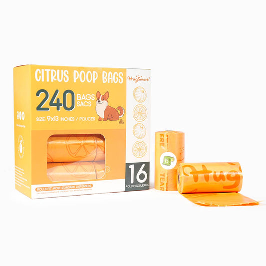 HugSmart Pet - Citrus
16 Rolls | 240 Bags