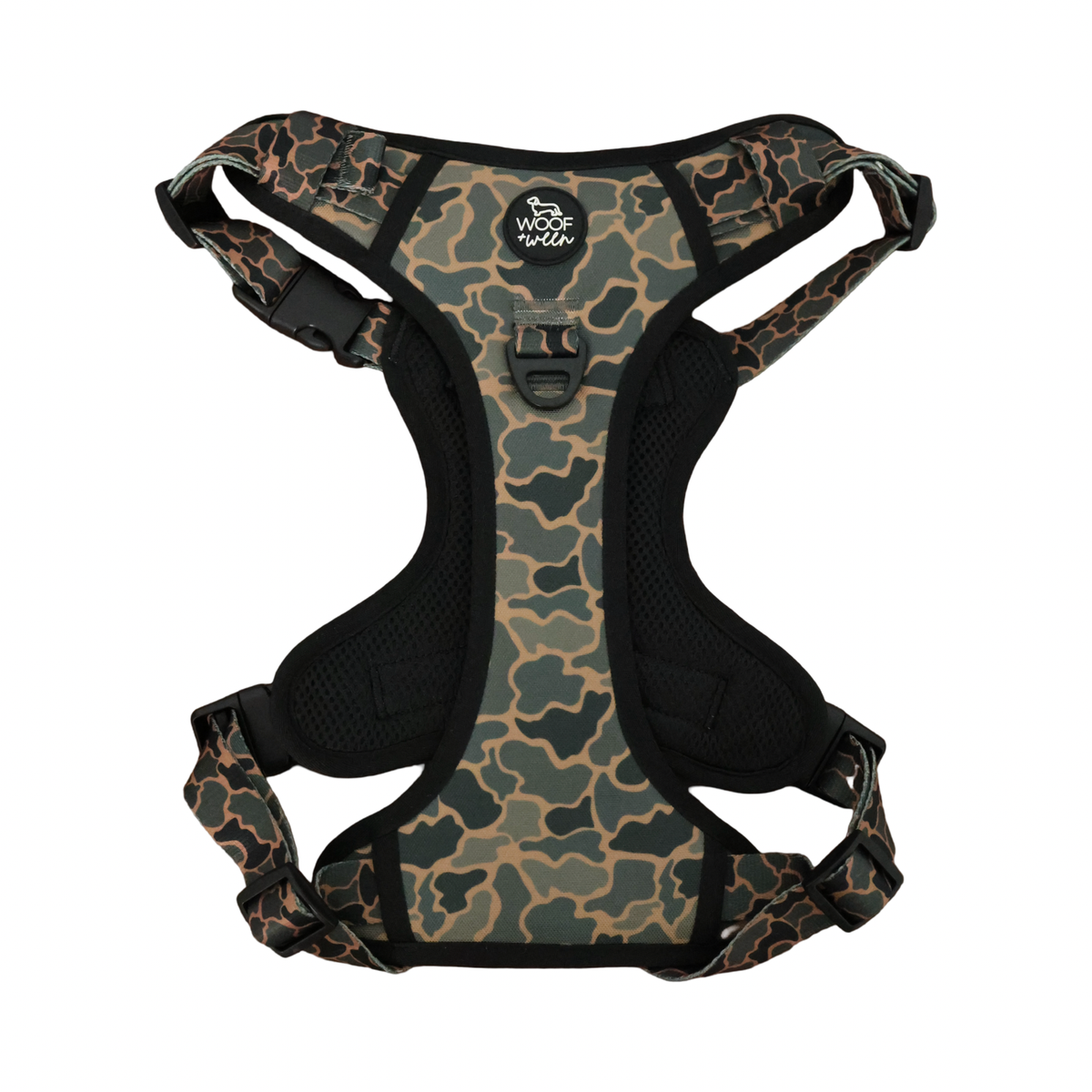 Step-In Large Dog Harness - BLACK DUCK CAMO