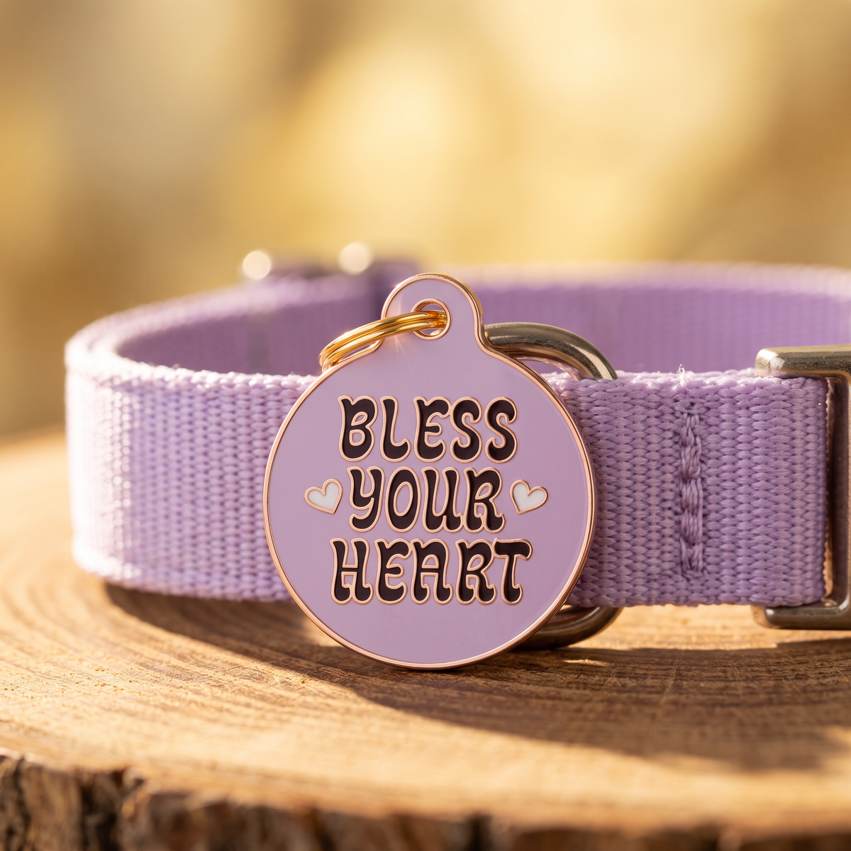 Sassy Dog Tag Charm & Pet ID Tag - Bless Your Heart