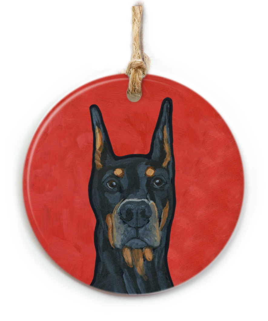 Doberman Ornament