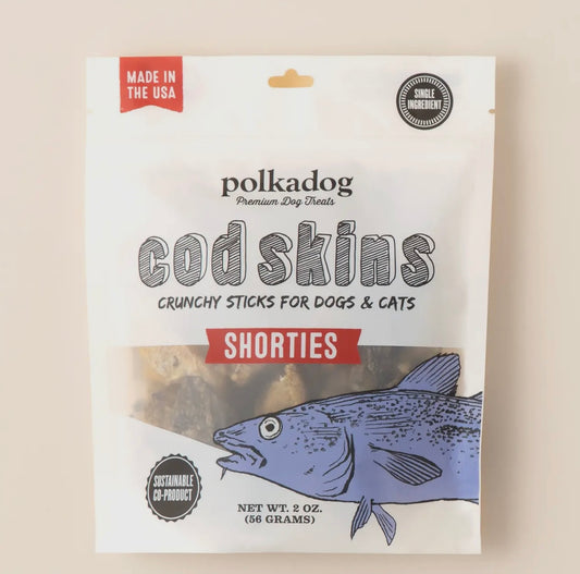 Cod Skin Shorties - 2oz - Dog Treats