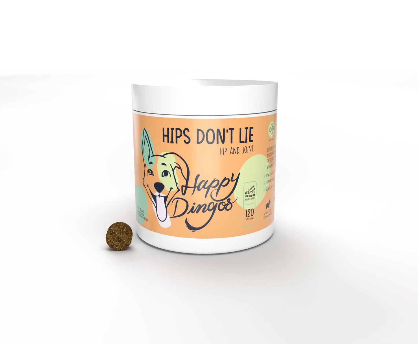 Hips Don't Lie - Hip & Joint Supplement for Dogs - 120 Chew