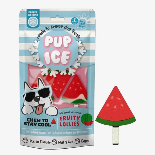 Pup Ice Fruity Lollies Watermelon 3pk