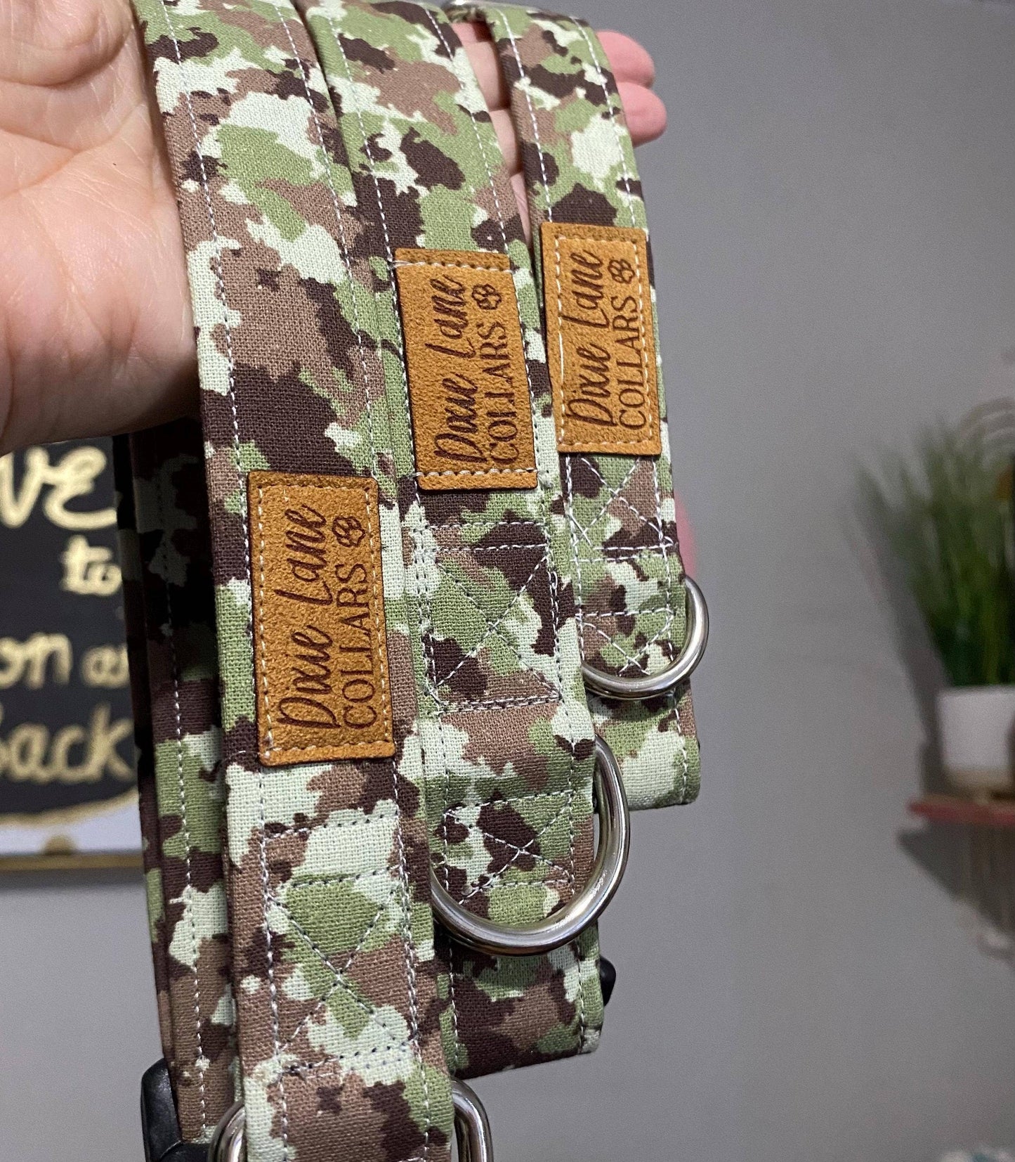 Camouflage Army Camo Print Dog Collar