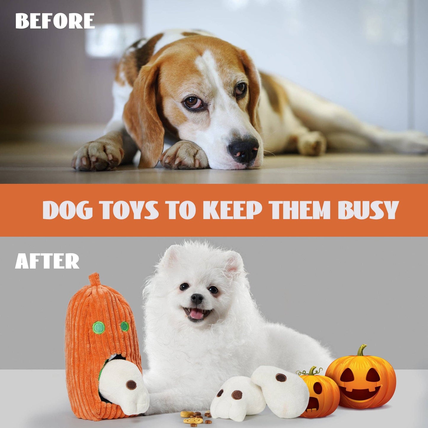 4 Piece Pumpkin & Skulls Puzzle Toys