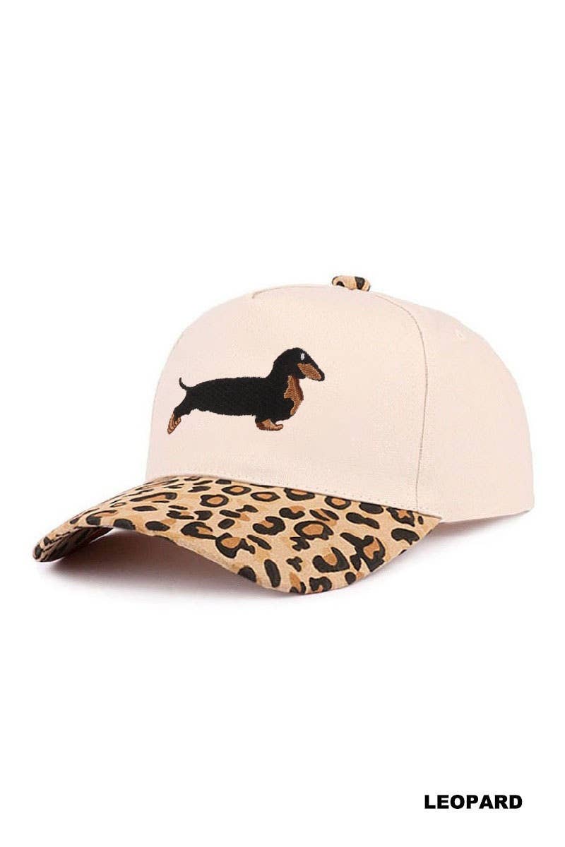 Dachshund Two Tone Cotton Hat