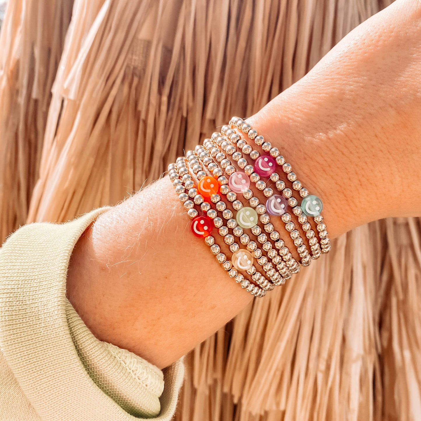TRANSLUCENT SMILEY BRACELET