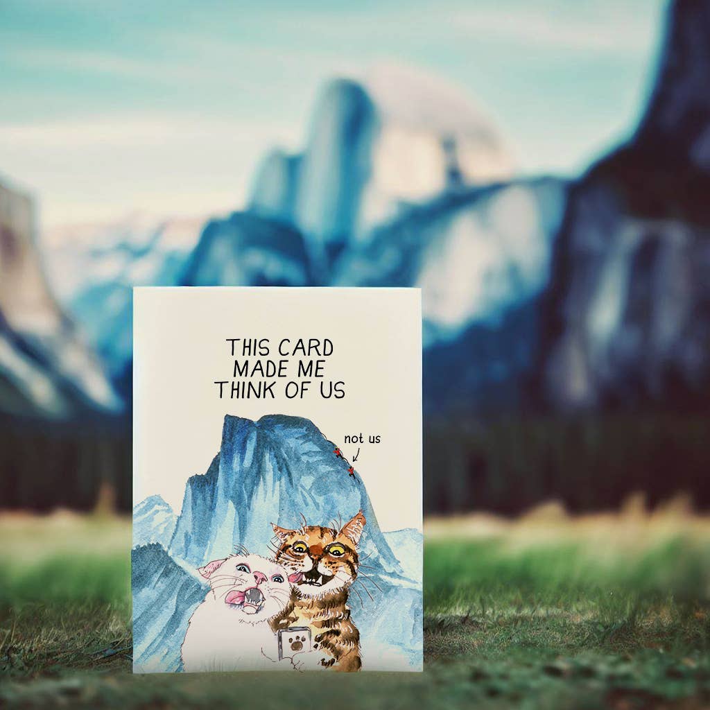 Cats Couple Adventure Funny Anniversary Card