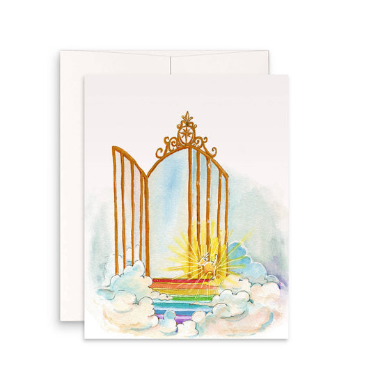 Pet Heaven Gate - Sympathy Card