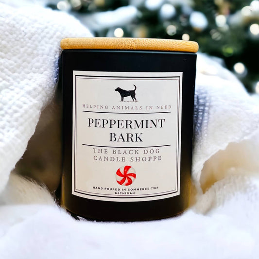 Christmas Candle - Peppermint Bark