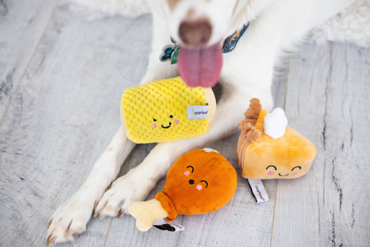 Thanksgiving Dinner Dog Toy Set