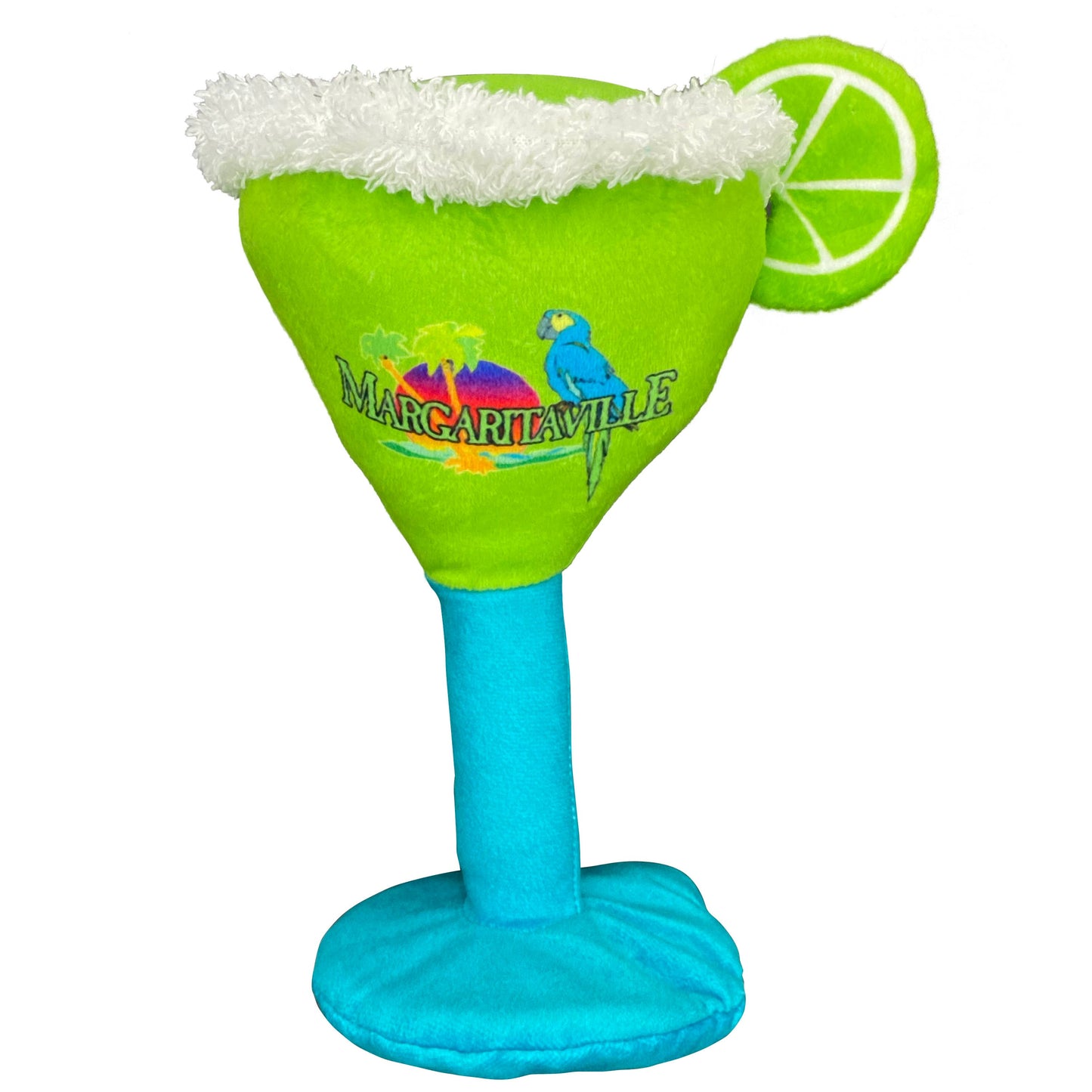 Margaritaville® Margarita Glass Plush Dog Toy 8"