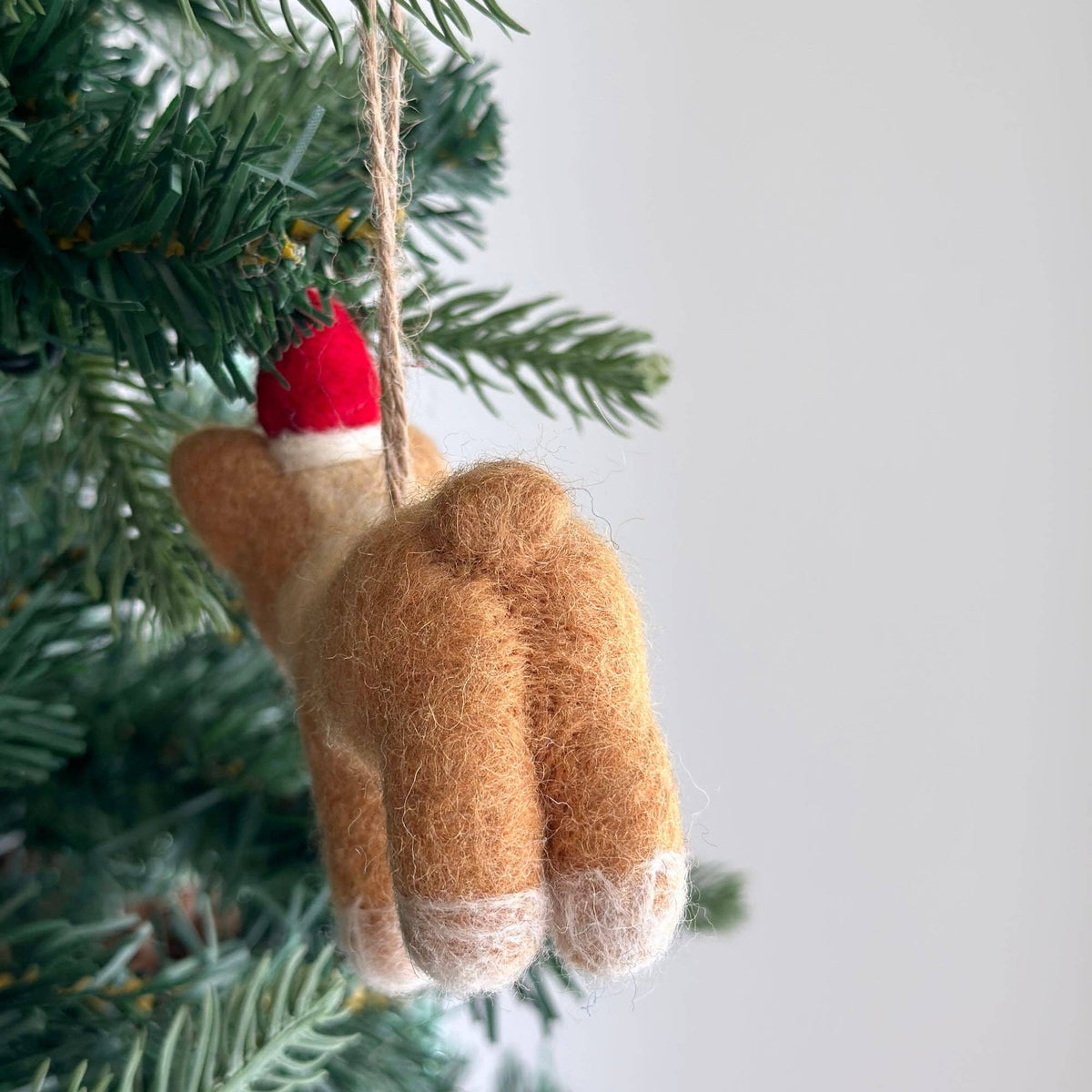 Felt Corgi Dog Ornament