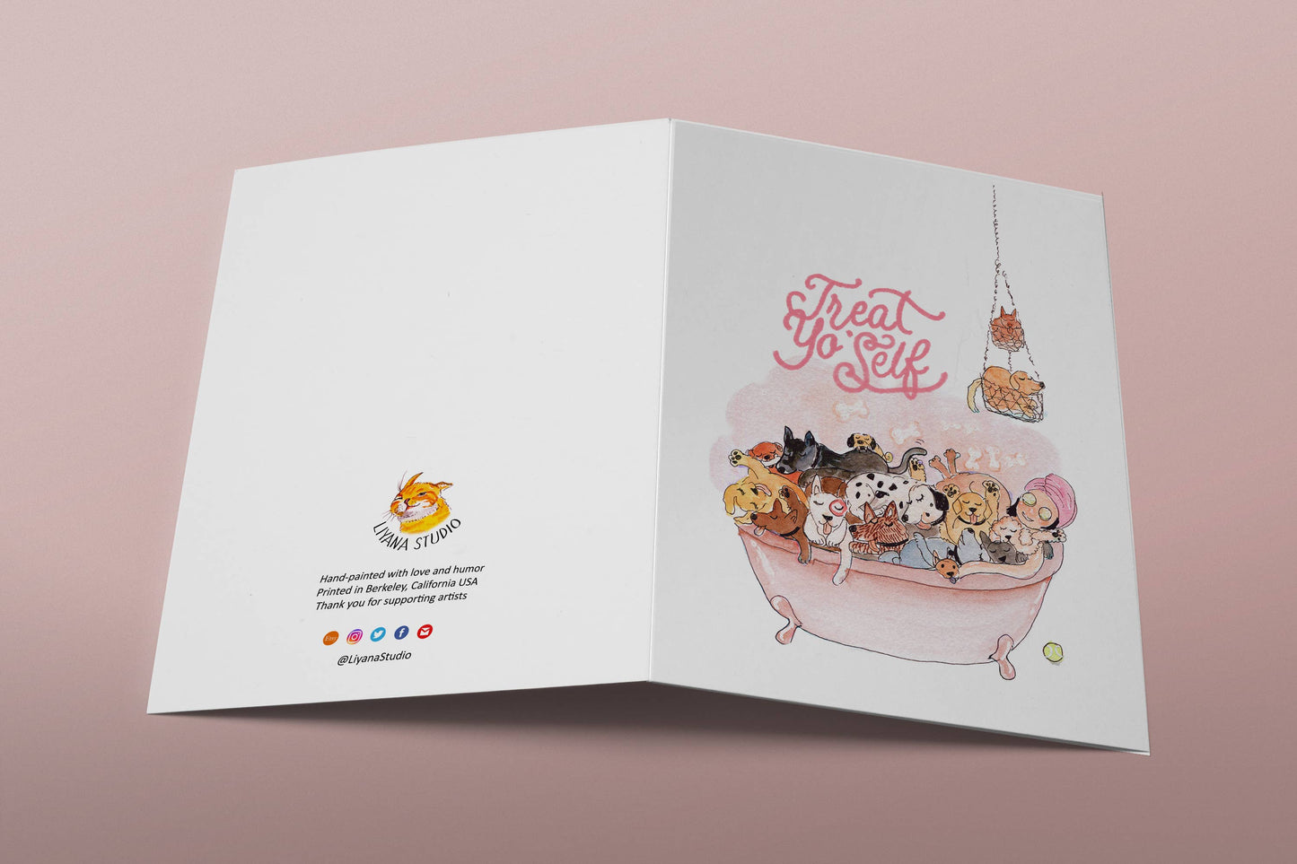 Dog Spa Birthday - Funny Birthday Card