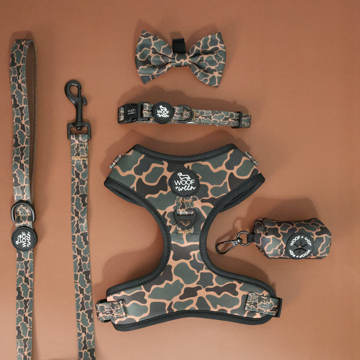 Adjustable Dog Harness - BLACK DUCK CAMO