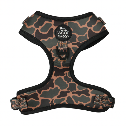 Adjustable Dog Harness - BLACK DUCK CAMO