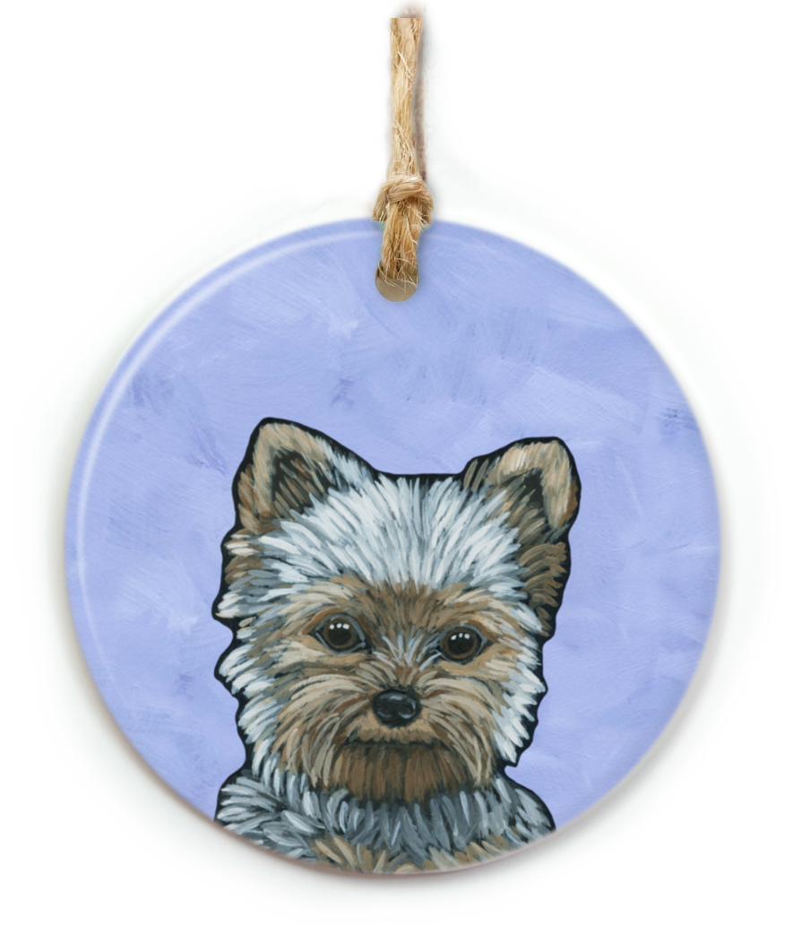 Yorkie Ornament