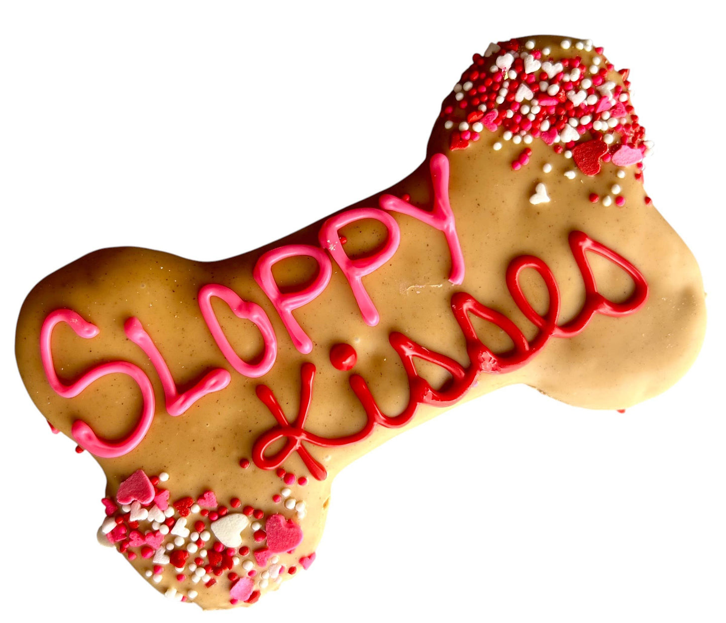 6 inch Sloppy Kisses PB bone dog treats