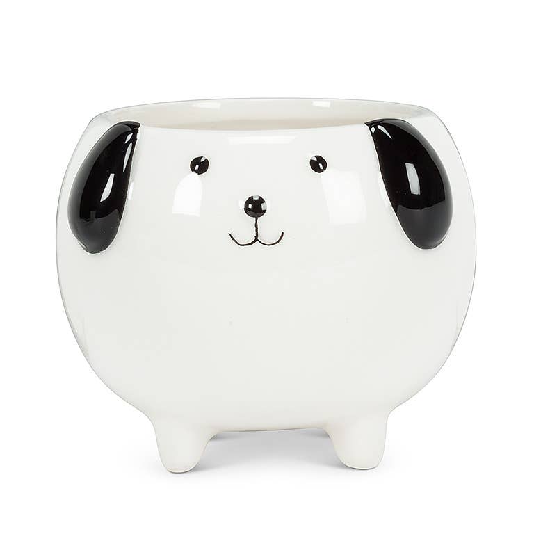 Small Dog on Legs Planter - 3" H