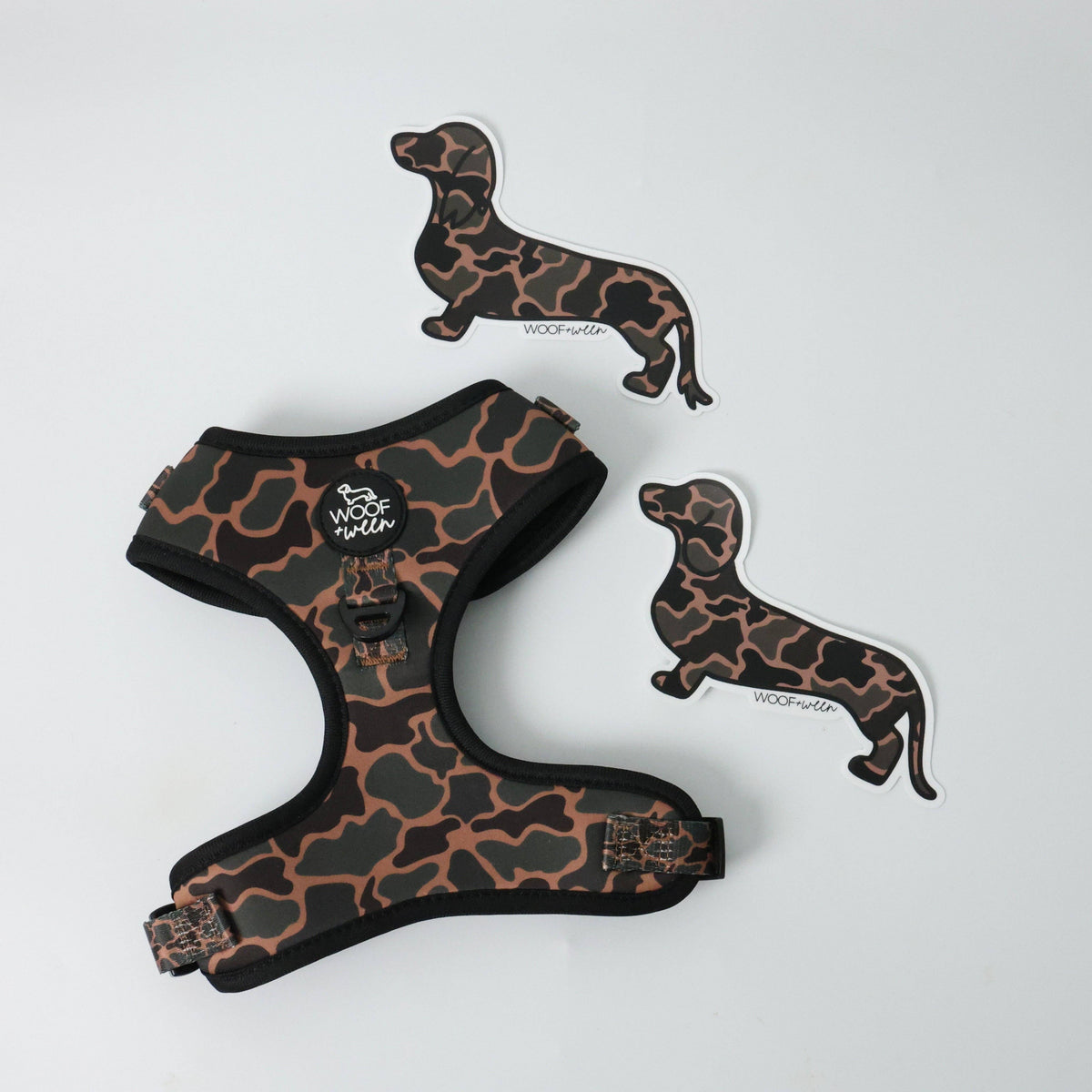 Adjustable Dog Harness - BLACK DUCK CAMO