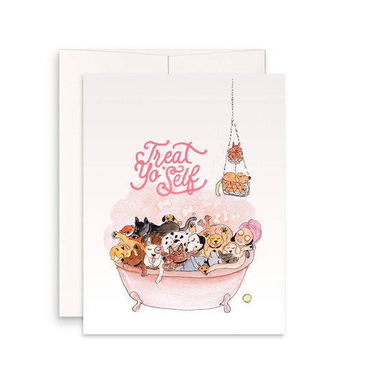 Dog Spa Birthday - Funny Birthday Card
