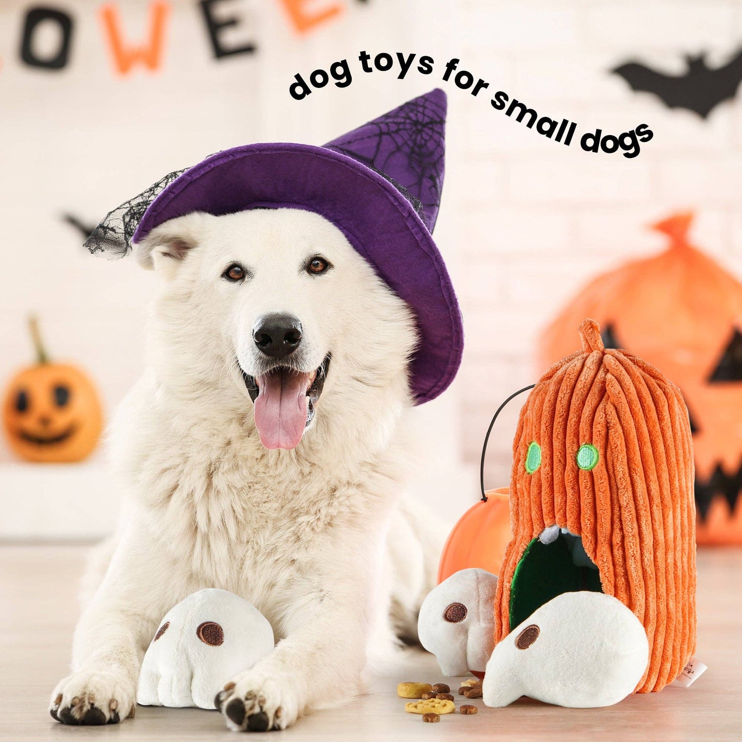 4 Piece Pumpkin & Skulls Puzzle Toys