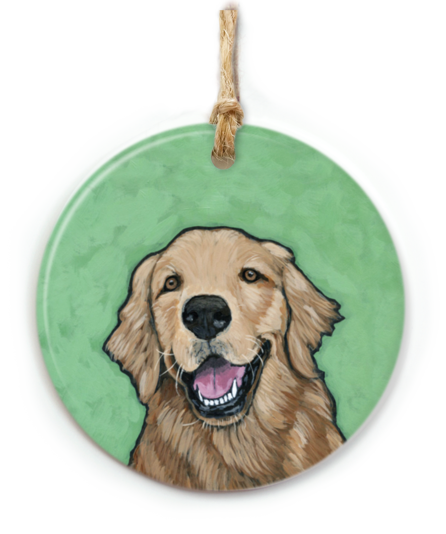 Golden Retriever Dog Ornament
