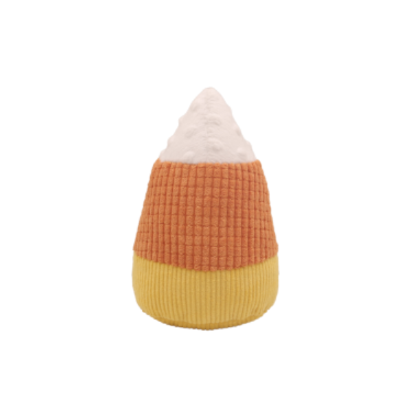 Midlee Plush Candy Corn Dog Toy- Set of 2