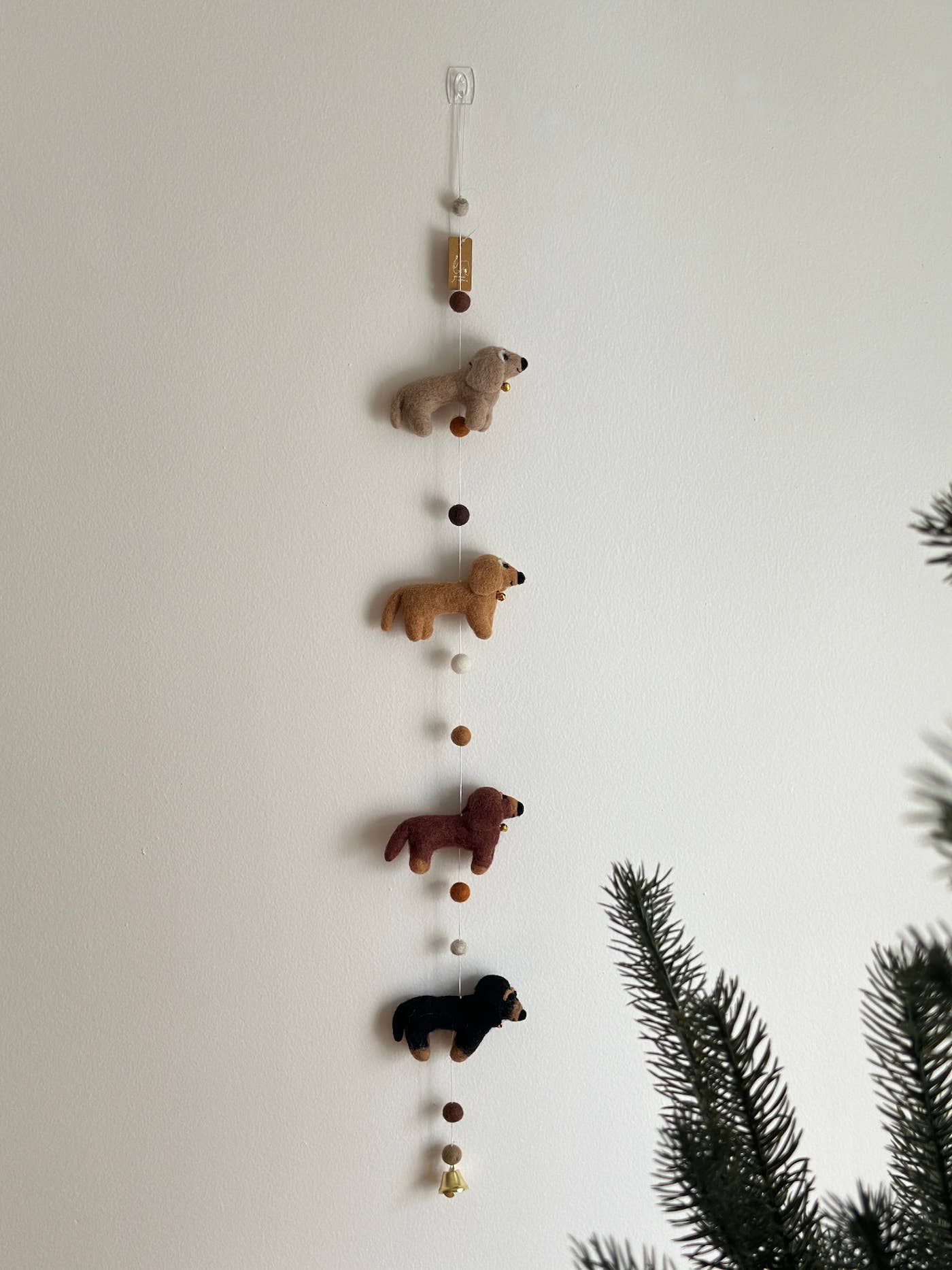 Felt Dachshund Dog Garland