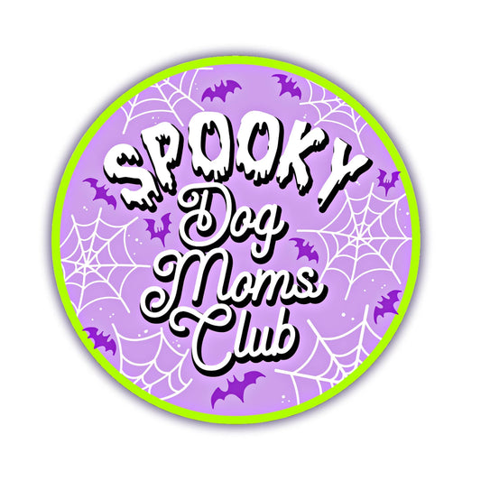 Halloween Sticker - Spooky Dog Moms Club