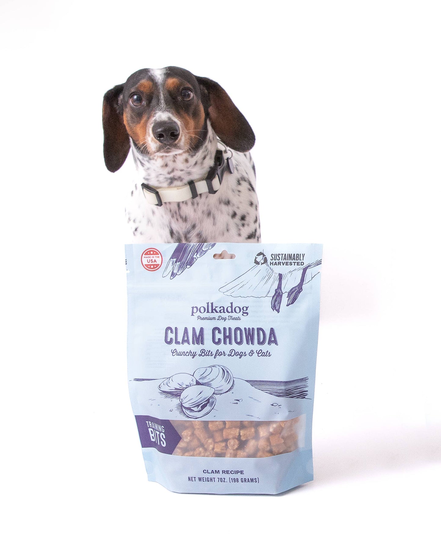 Clam Chowda Bits - 7oz - Dog & Cat Treats