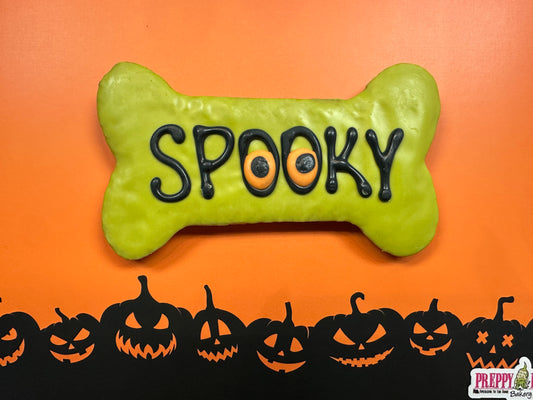 Spooky Gourmet Dog Bone