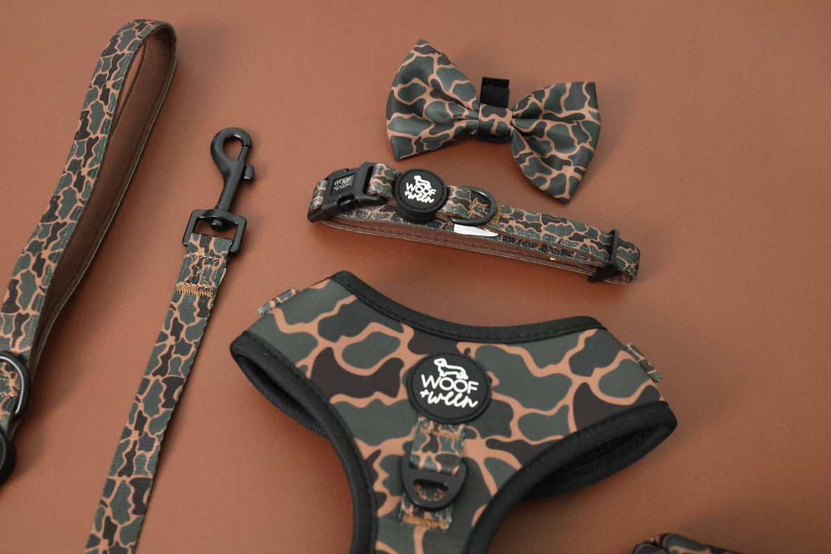 Adjustable Dog Harness - BLACK DUCK CAMO
