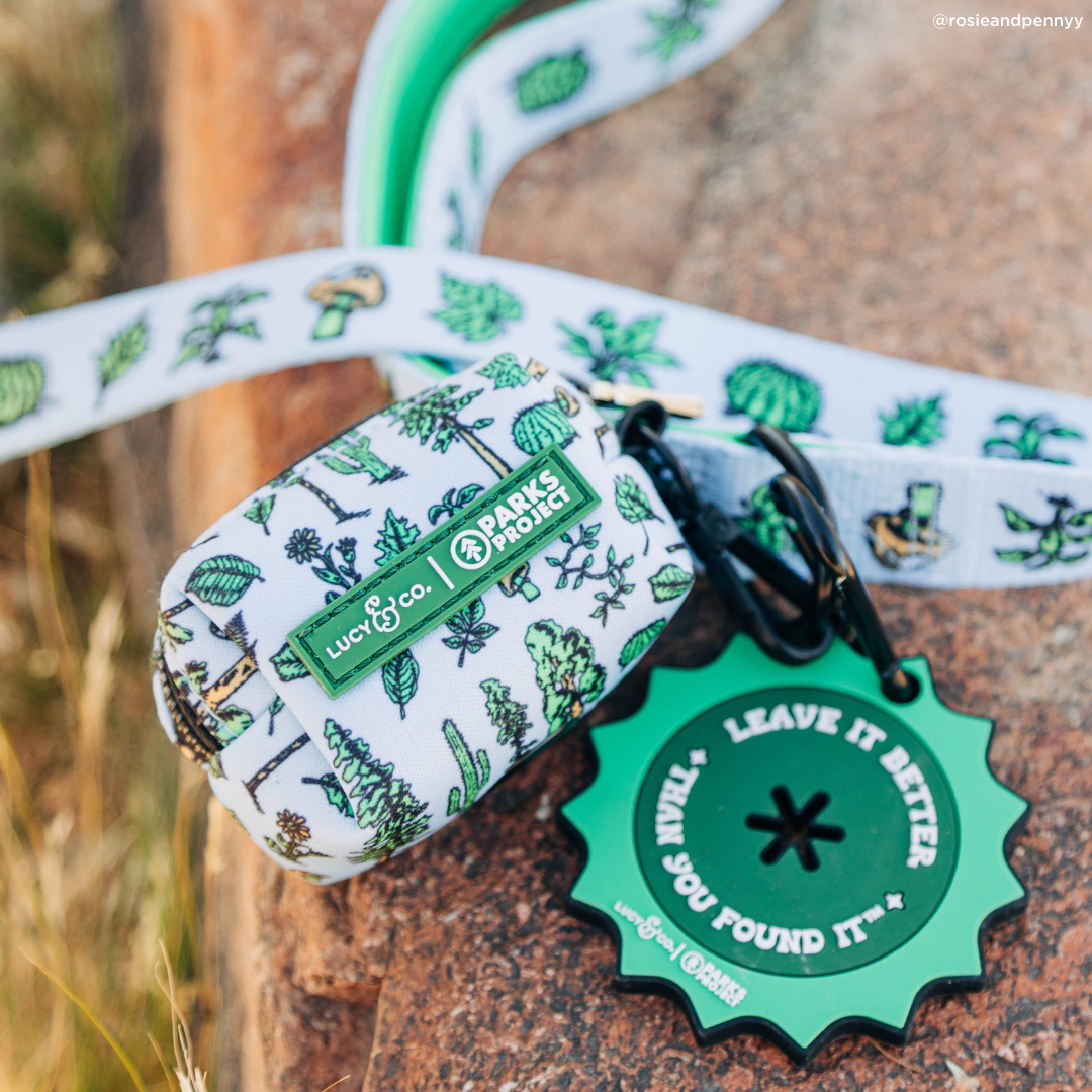Lucy & Co. x Parks Project Feel the Earth Breathe Poop Bag Holder