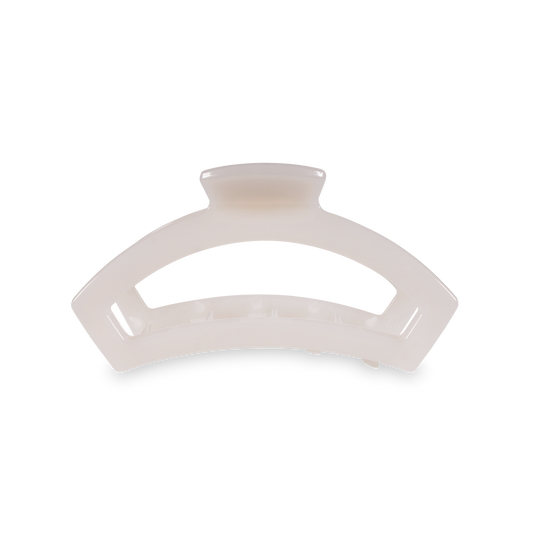 Open Hair Clip | Medium | Coconut White