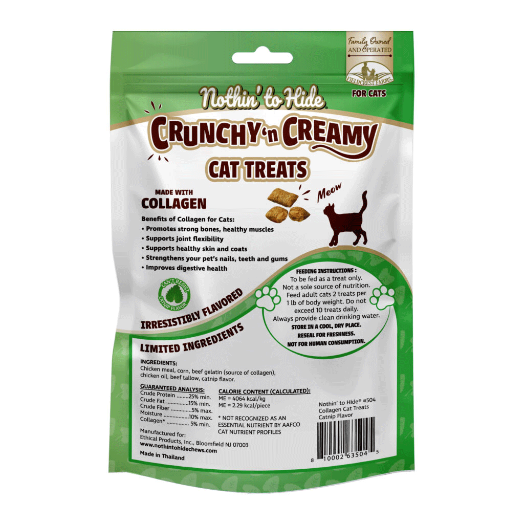 FIELDCREST FARMS Nothin To Hide Cat Catnip Treats 3oz