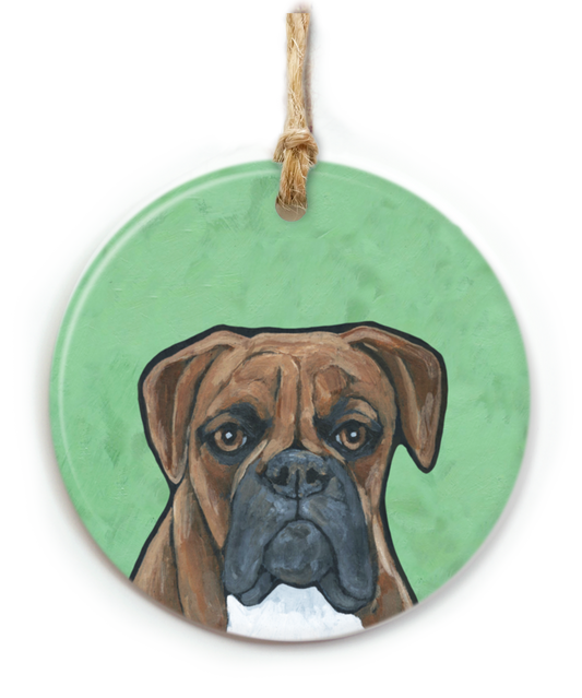 Boxer Dog Ornament