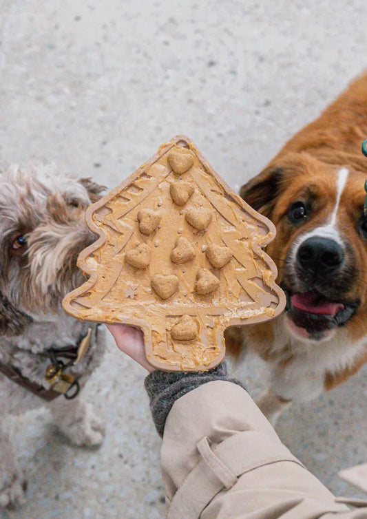 Cookie Tree Enrichment Lick Mat with Silicone Spatula